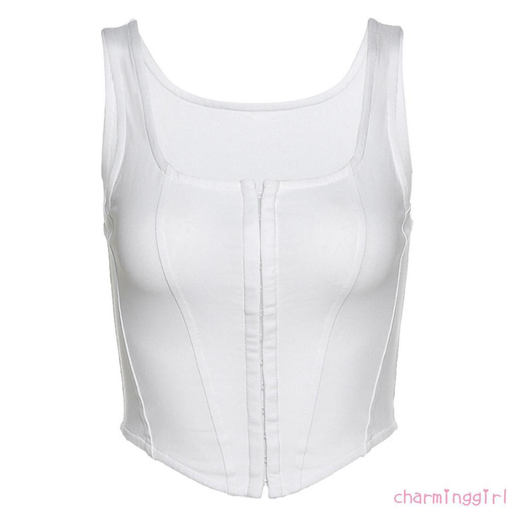 Áo Lửng Hai Dây Khóa Trước Quyến Rũ Cho Nữ