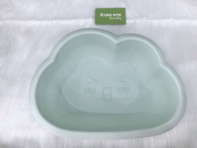 Chậu rửa mặt cho bé hình đám mây, thau nhựa rửa mặt vệ sinh cho trẻ sơ sinh