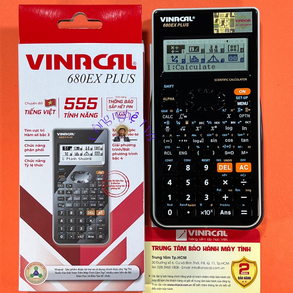 Máy tính Vinacal 680ex plus chính hãng, máy tính cầm tay || Công nghệ TVB