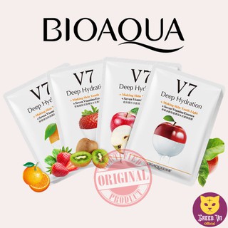 [Chính Hãng] Mặt Nạ Trái Cây Dưỡng Da Cấp Ẩm Thải Độc V7 Deep Hydration Mask Bioaqua ❤️FREESHIP❤️, Mặt Nạ Nội Địa TRUNG