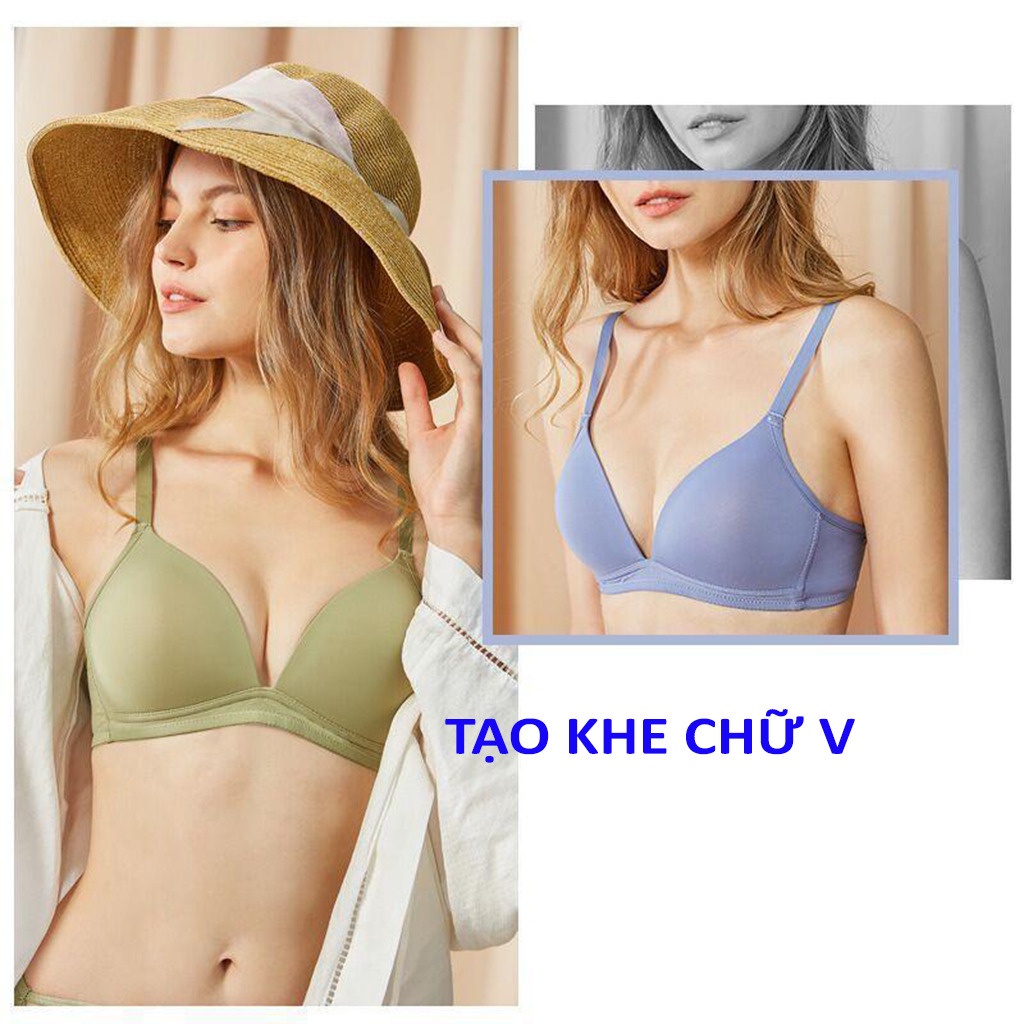 Áo ngực nữ su đúc không gọng mút mỏng thông hơi phong cách nhật bản, Áo lót nữ không gọng mềm mại LOT661 | BigBuy360 - bigbuy360.vn