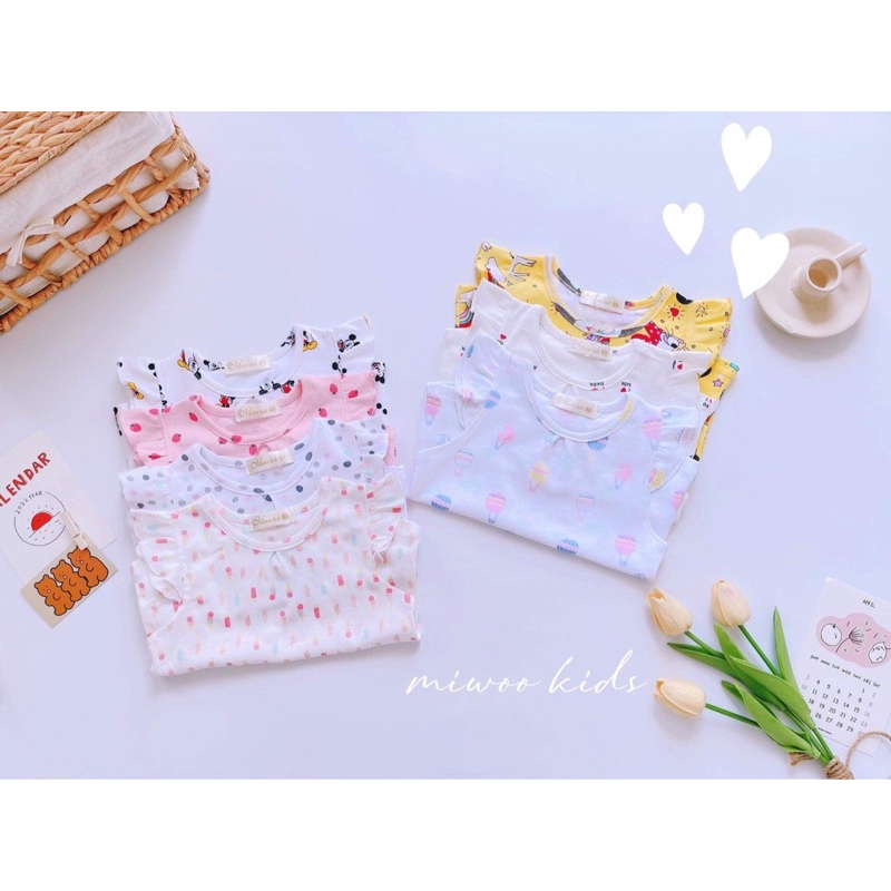 bộ cộc tay bé gái- bộ đồ cho bé gái