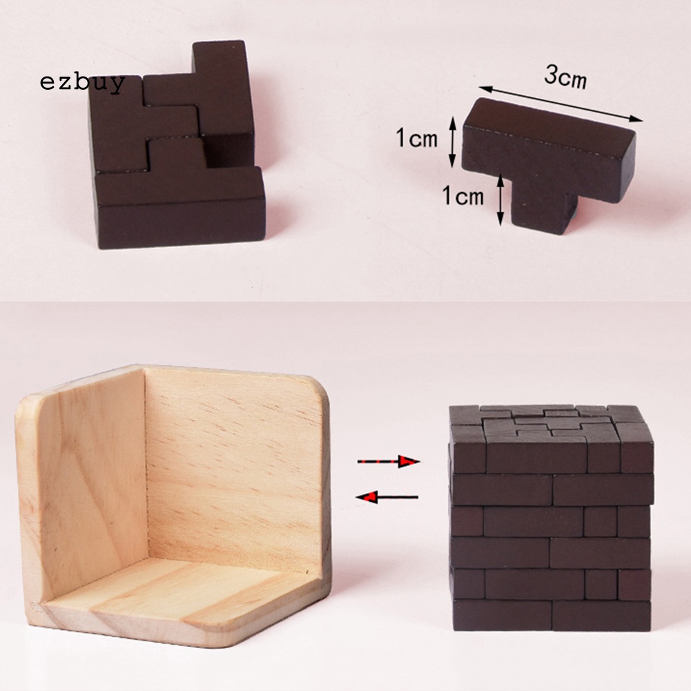 Set 54 Khối Gỗ 3D Lắp Ghép Rèn Luyện Trí Não