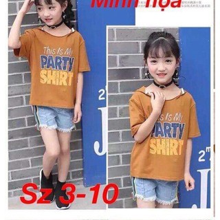 Aó thun nón hợp cả bé trai và bé gái.