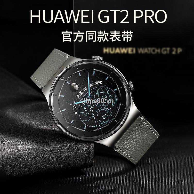 Dây đeo thay thế bằng da thật dành cho đồng hồ Huawei GT2 Pro
