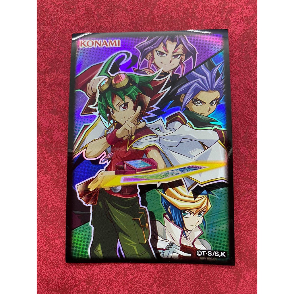 Bọc bài lẻ chính hãng Yugioh Size - Yuya Yuto Yugo Yuri - Sleeve 6,3cmx9cm