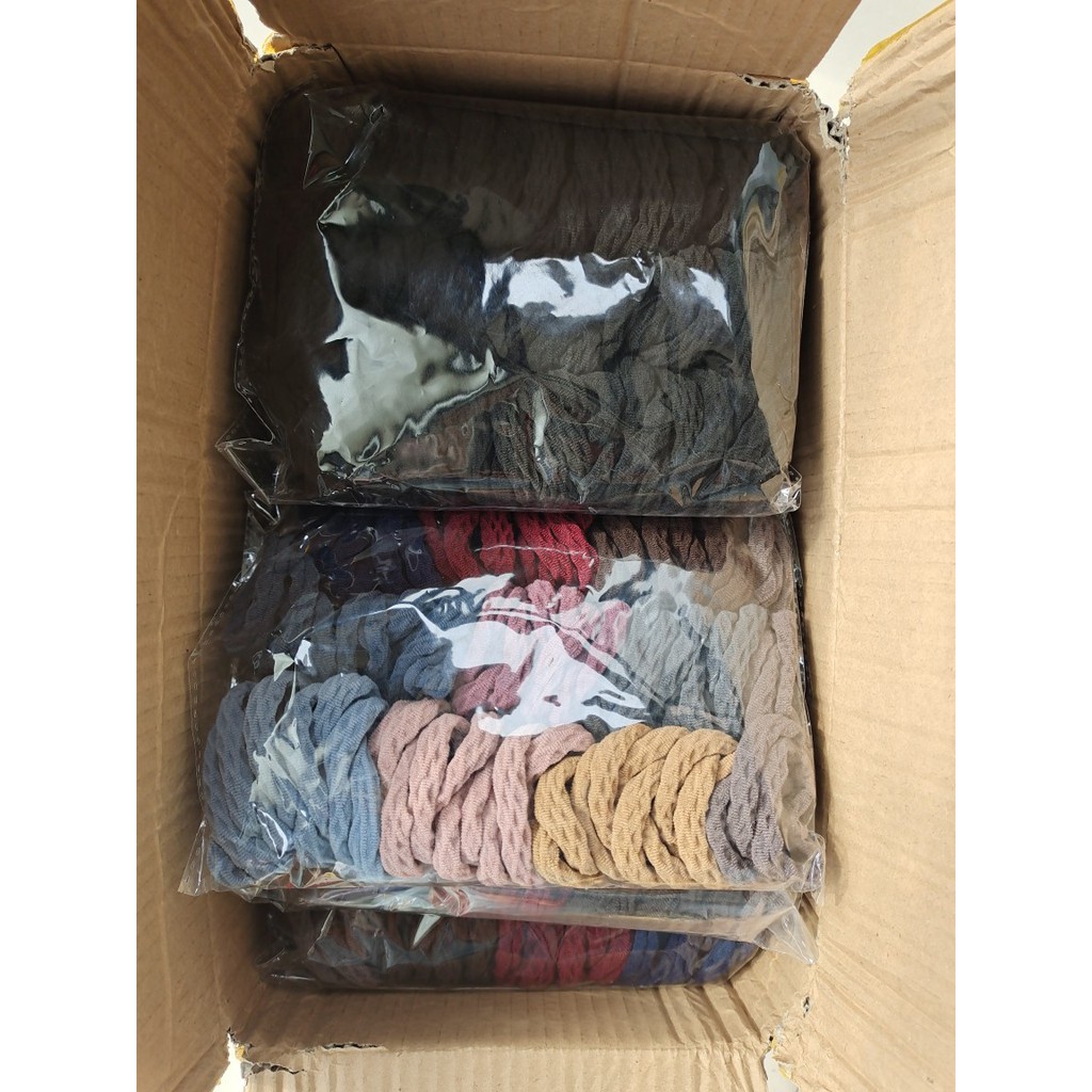 Dây Buộc Tóc MALANO Chun Buộc Tóc Nỉ Co Giãn Nhiều Màu Phong Cách Đơn Giản FAH-001244 (Giao Màu Ngẫu Nhiên)