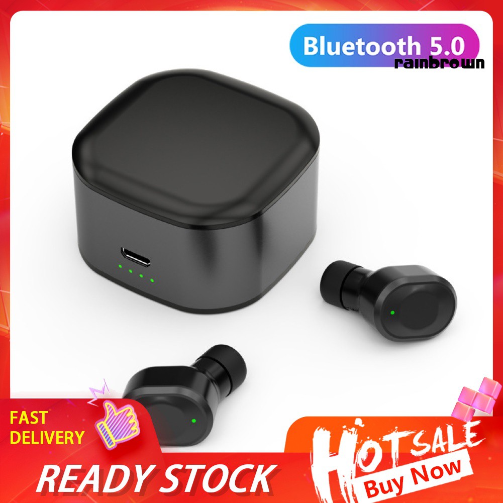 Tai Nghe Bluetooth 5.0 Không Dây Mini / Rej / Tws