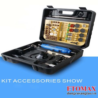 Máy khoan, mài, khắc mini đa năng 105pc