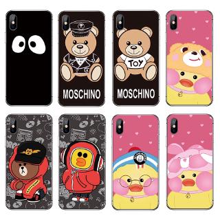 Ốp điện thoại TPU hình vịt con dành cho compatible for iphone X 8 7 6 6S Plus 5 5S SE