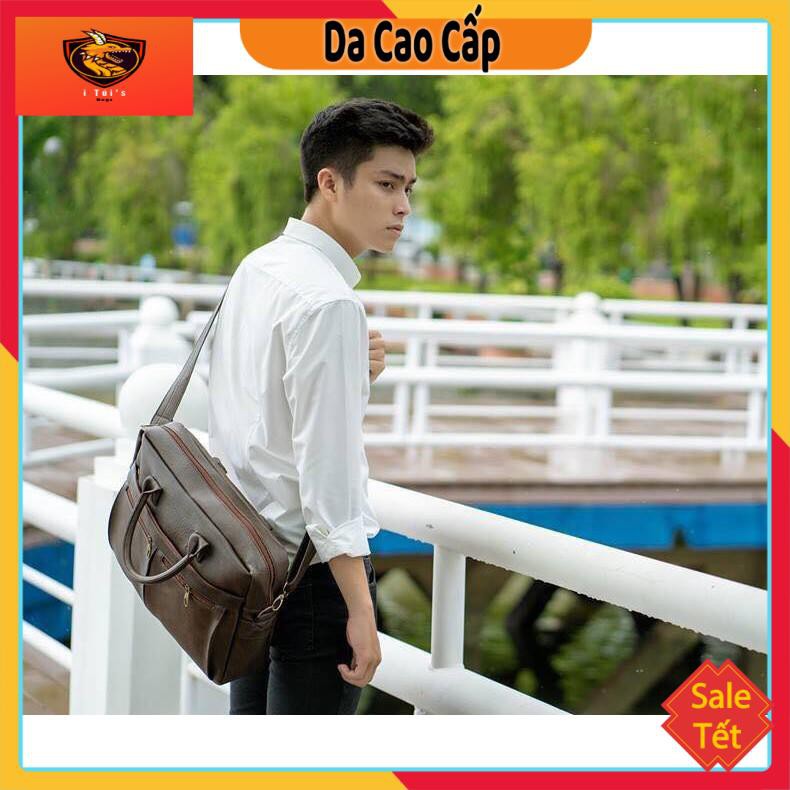 Cặp xách da công sở cao cấp đựng được laptop HQ07 nhiều màu | BigBuy360 - bigbuy360.vn