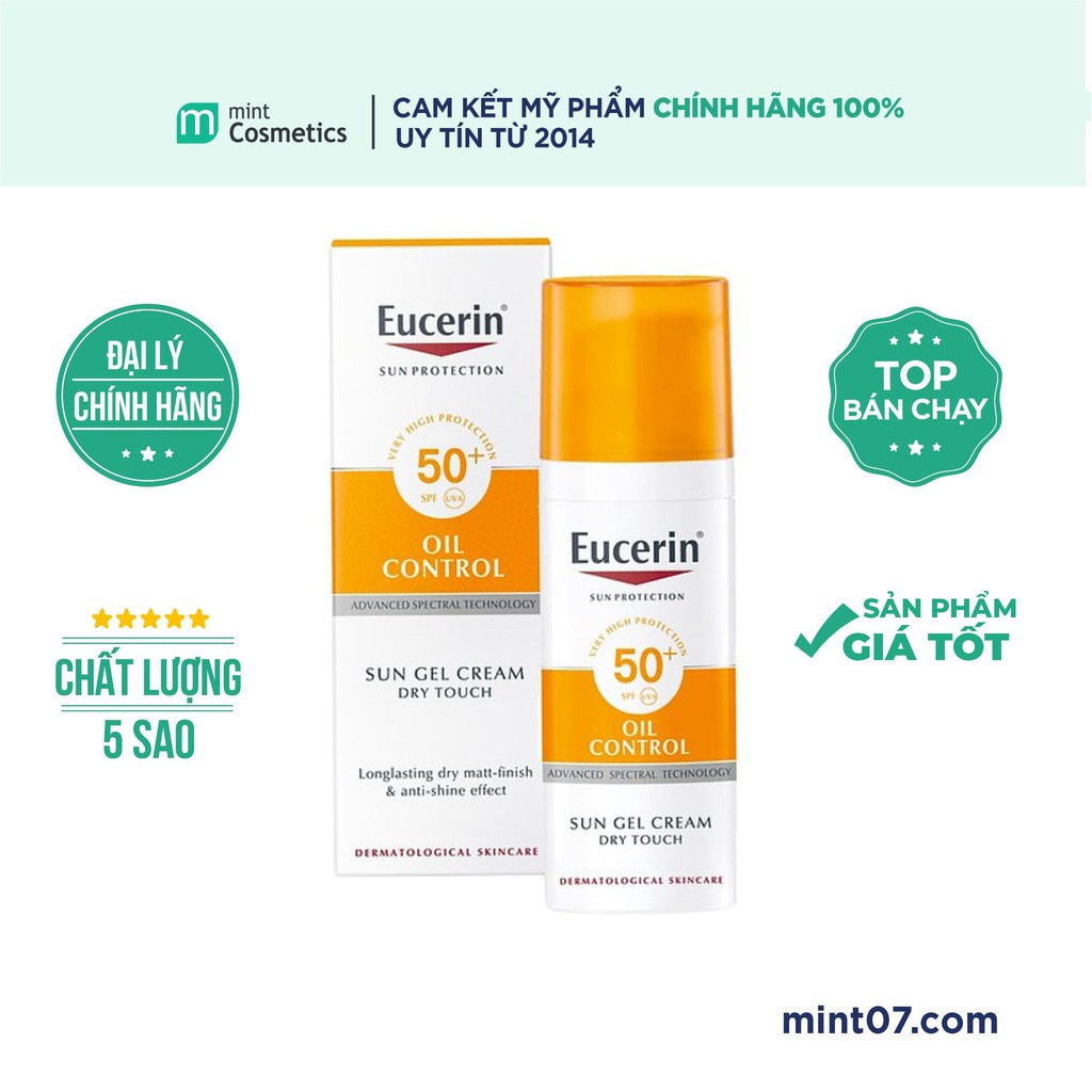  Kem Chống Nắng Eucerin Oil Control Sun Gel SPF50