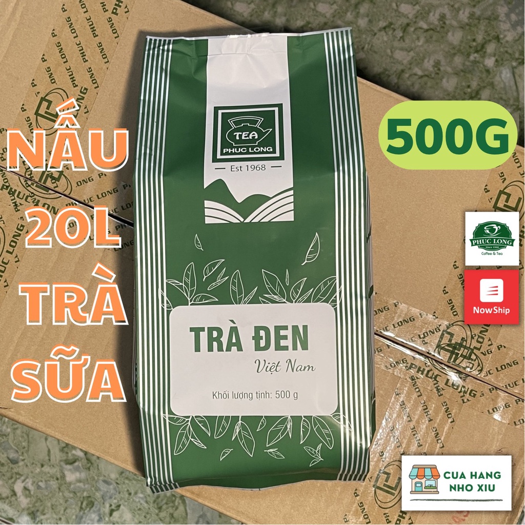 [Hoả tốc]Trà Đen Phúc Long 500G Pha Trà Sữa Hồng trà sữa (Date luôn mới)