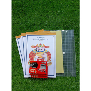 COMBO SỔ HỢP ĐỒNG ĐẶT CỌC NHÀ ĐẤT 2 LIÊN