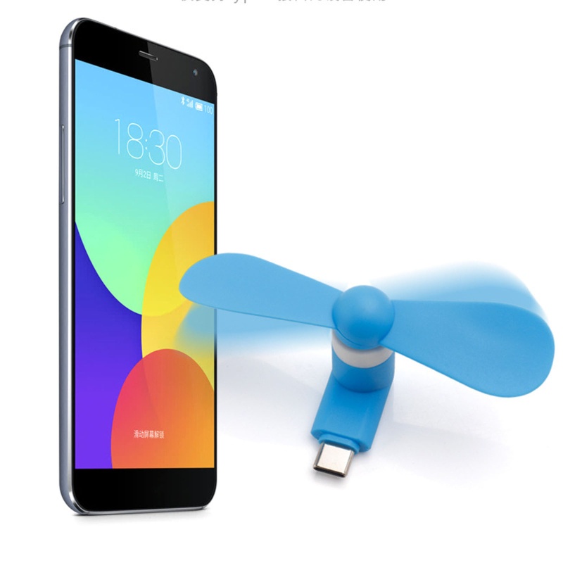 Quạt Mini Cổng Type C Làm Mát Cho Thiết Bị Android