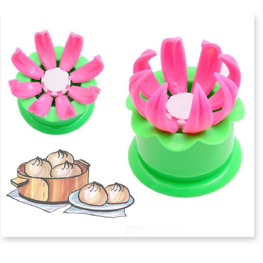 Khuôn tạo hình bánh bao, khuôn làm bánh bao hình hoa sen tiện lợi, dễ làm