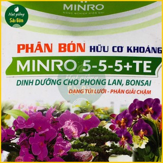 Phân Bón MINRO 5-5-5 Loại Tan Chậm, phát triển thân lá cành Phong Lan, Hoa Kiểng, Bonsai, Cây Phong Thủy