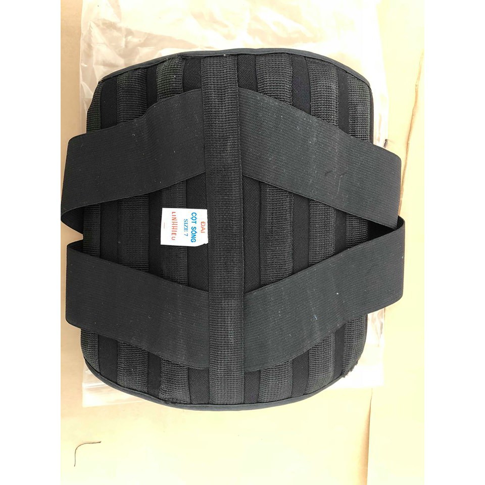 Đai cột sống Linh Hiếu đủ các size giảm đau lưng do thoát vị đĩa đệm, chấn thương cột sống