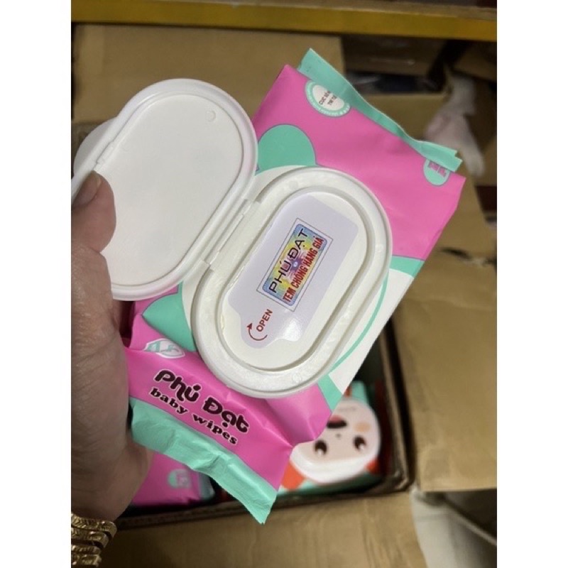 Khăn ướt con ong không mùi 100 miếng