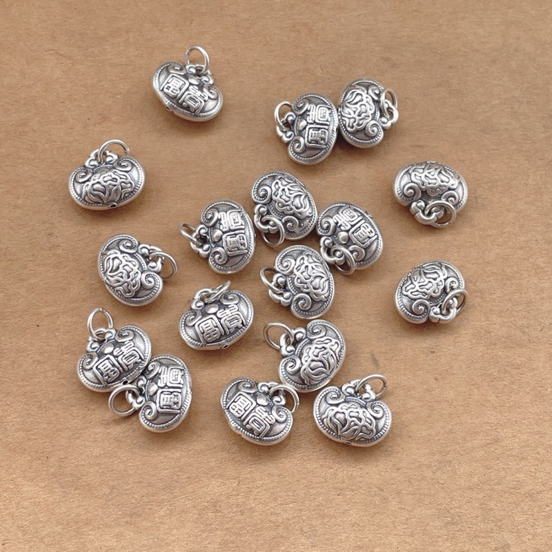 [S925] Charm bạc 3D khánh như ý - MH787