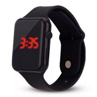 Đồng hồ Led Unisex dạng táo - Đen