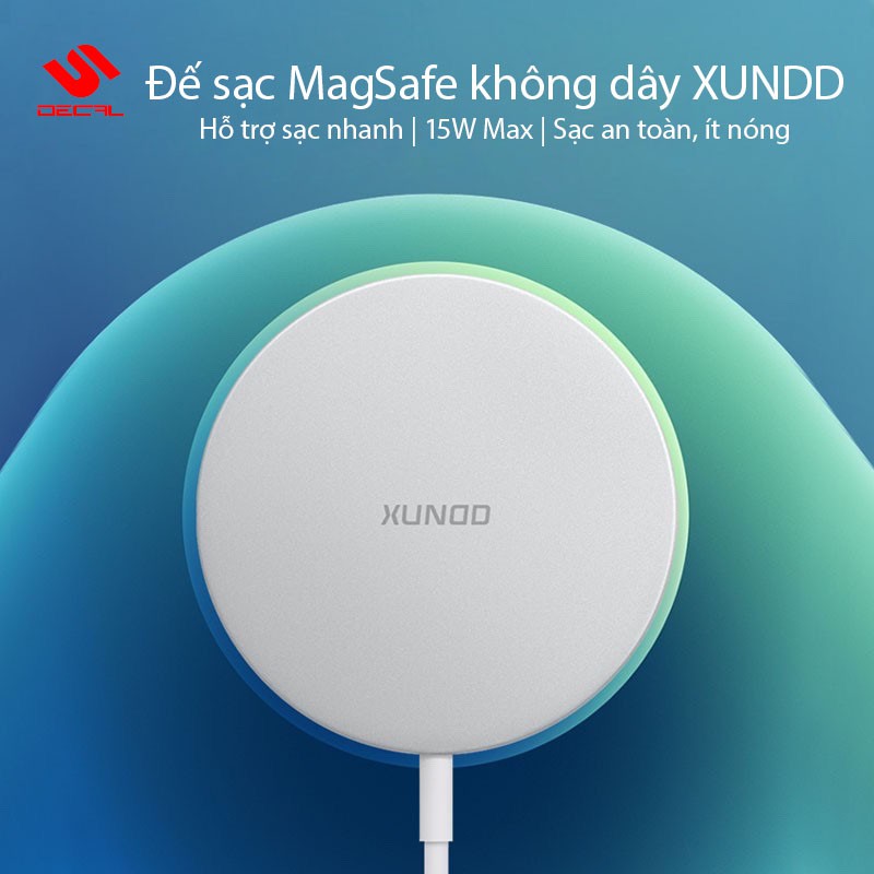 Đế sạc MagSafe không dây XUNDD 15W