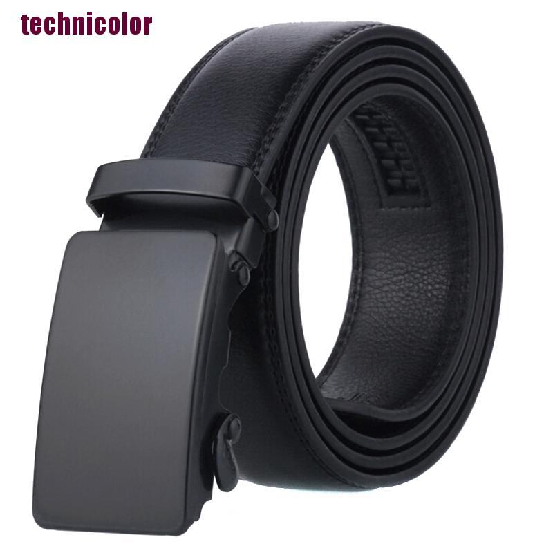 Thắt Lưng Da Khóa Cài Tự Động Kiểu Dáng Sang Trọng Dành Cho Nam