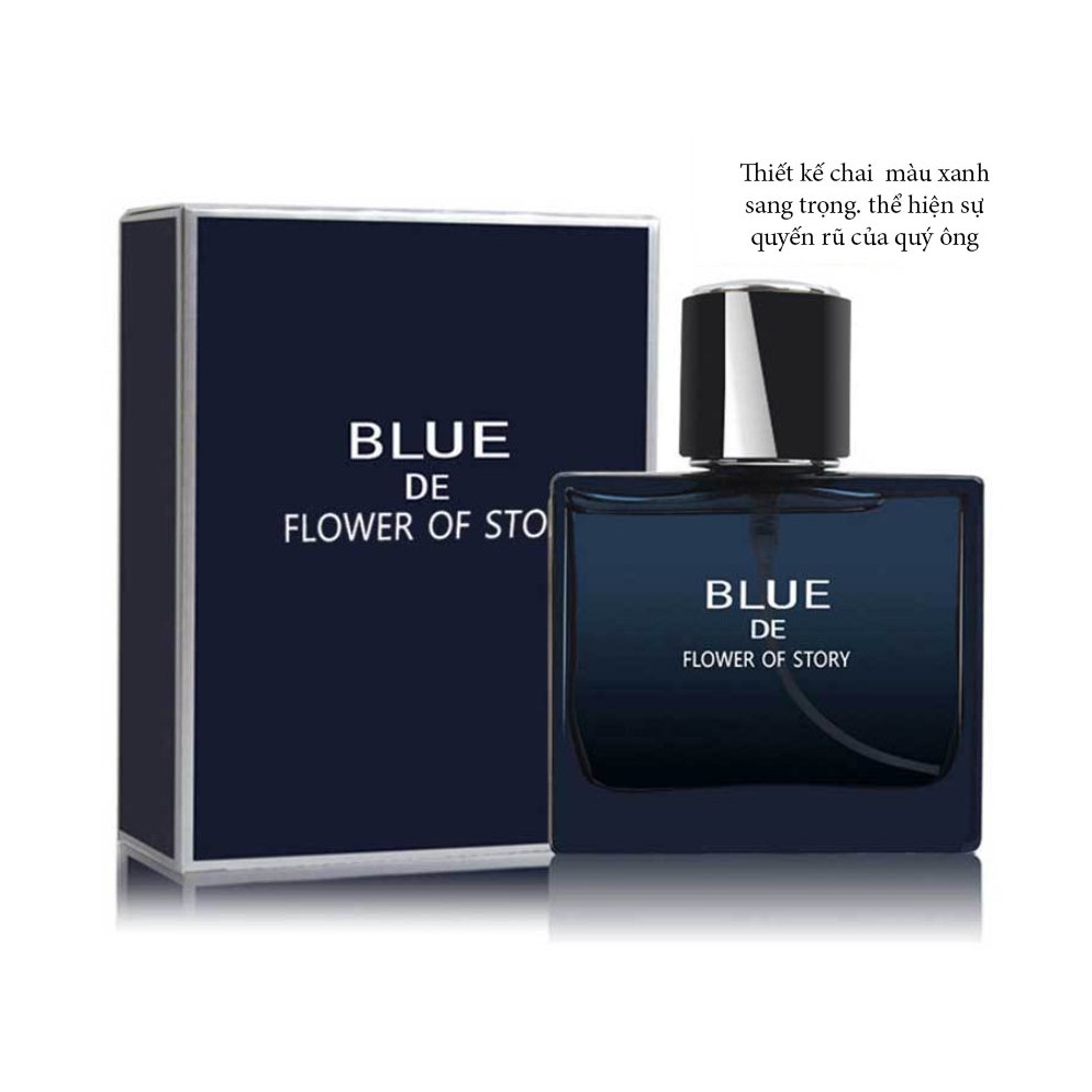 [Xả kho] Nước Hoa Nam Blue De Flower, nước hoa for men giá tốt, hương thơm quyến rũ đàn ông đích thực