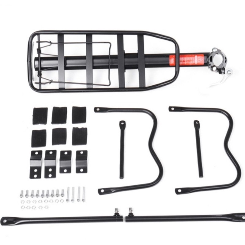 Giá thồ hàng giá chở hàng giá đèo hàng sau xe đạp chịu lực tháo lắp nhanh