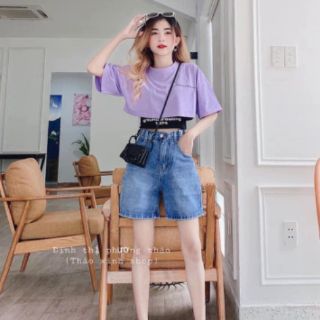 Áo Thun Croptop GROUNDBREAKING 1974 (Set 2 áo CROPTOP & BRA)