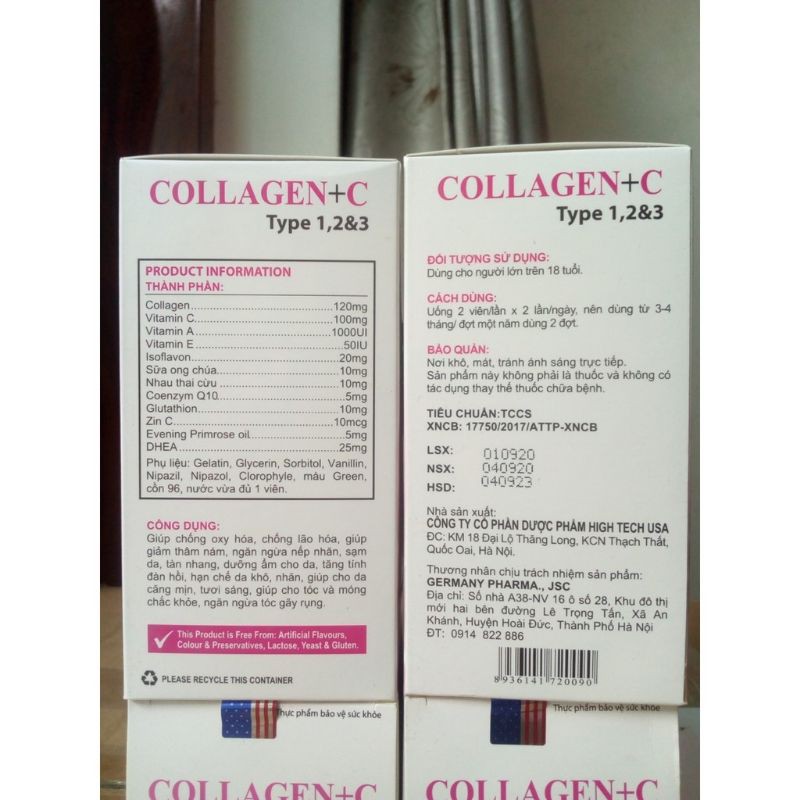 ĐẸP DA, SÁNG DA - COLLAGEN+C 60 viên sữa ong chúa, nhau thai cừu | BigBuy360 - bigbuy360.vn