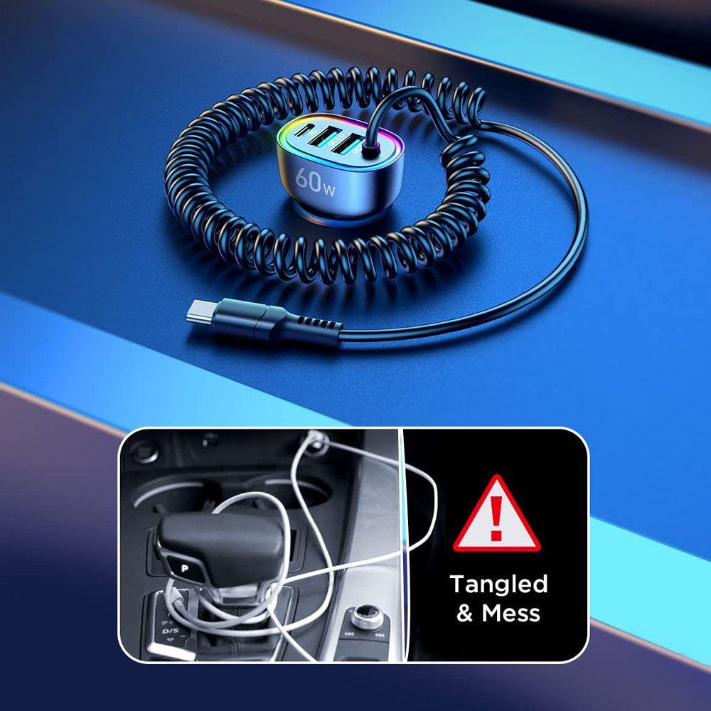 Củ Sạc Nhanh QC 3.0 Cho Xe Hơi