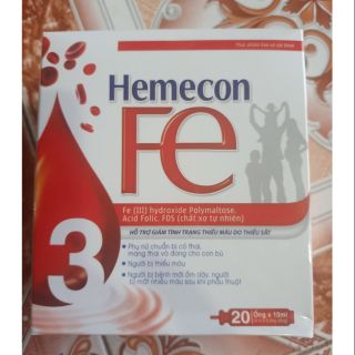 Sắt hemecon fe(hỗ trợ giảm tình trạng thiếu máu)