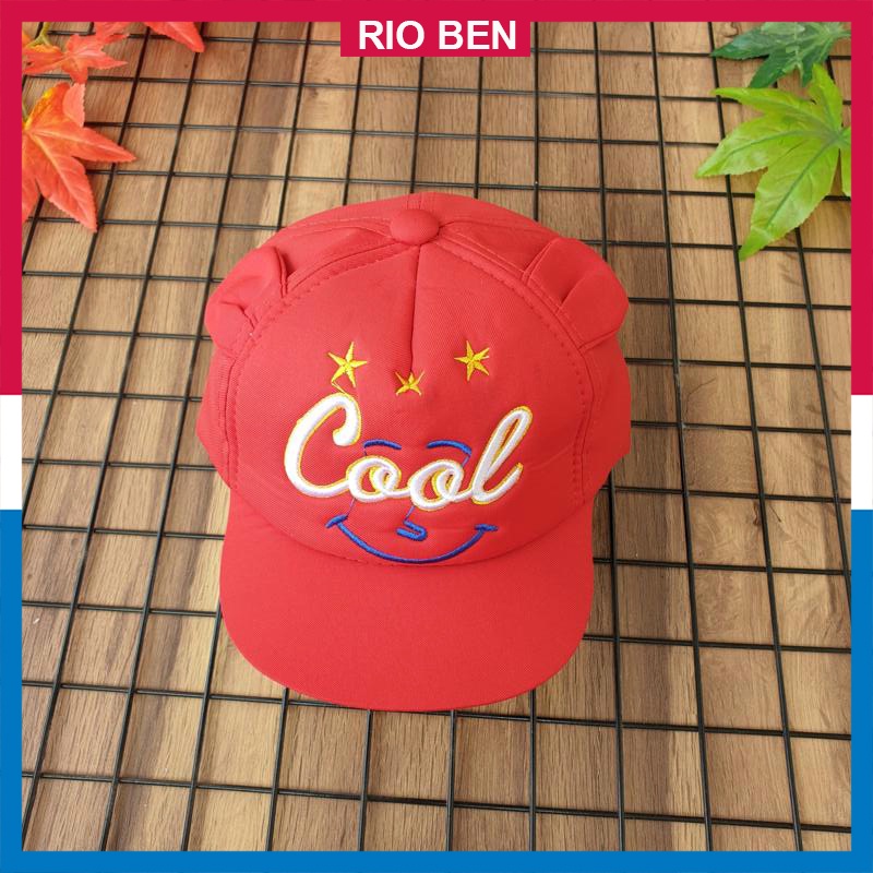 Nón bé nhỏ thêu chữ Cool thời trang, bé nhỏ dưới 2 tuổi RBN086