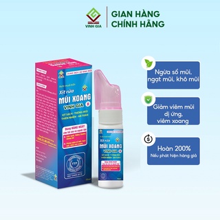 Xịt Rửa Mũi Xoang VINH GIA B Chứa Tinh Dầu Tràm, Giảm Dị Ứng, Nghẹt Mũi