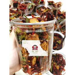 100gr khô bò đập lá chanh tỏi ớt cay