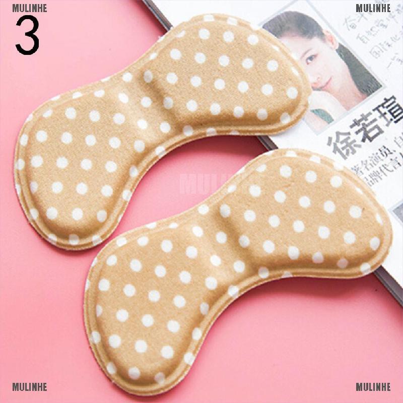 Set 2 Miếng Lót Đế Giày Vải Dán Gót Chân Sau Lưng