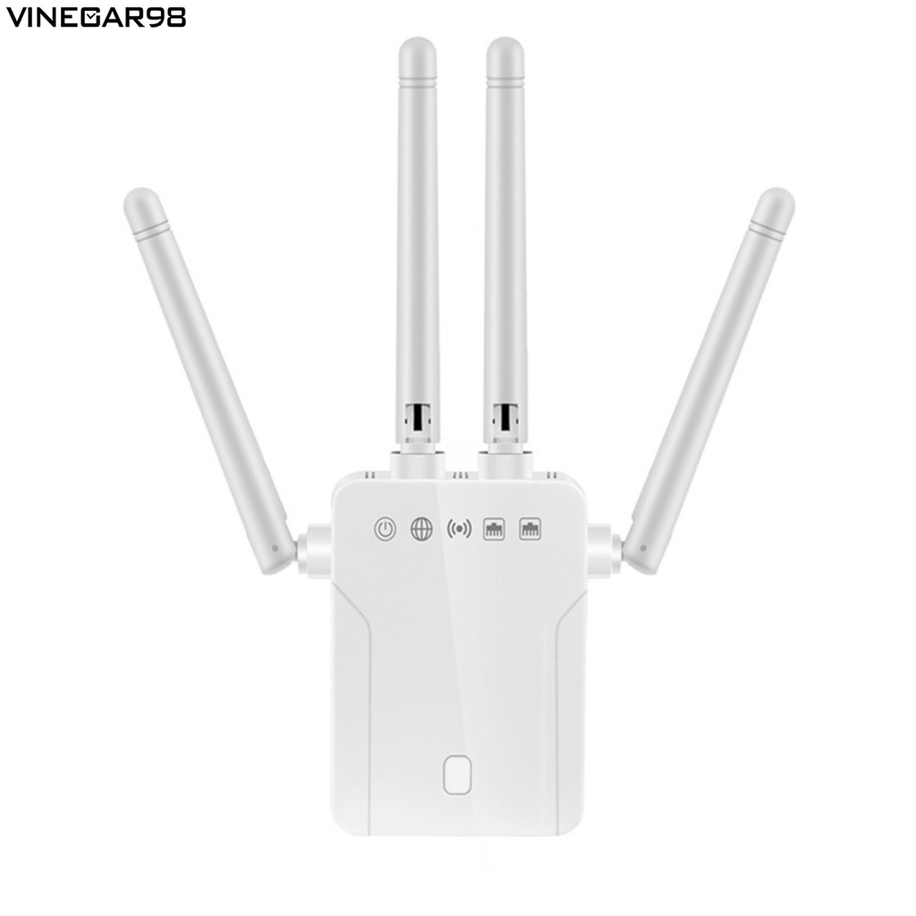 Bộ kết nối Wifi lặp tín hiệu không dây thông minh 300Mbps gồm có bốn cây ăng-ten không điện áp tiện dụng cho văn phòng