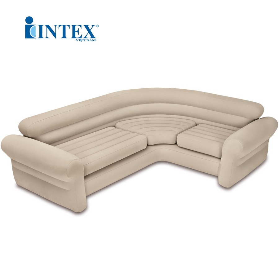 [Mã LIFEBKA5 giảm 10% tối đa 1 Triệu đơn 500k] Ghế hơi Sofa góc mẫu mới INTEX 68575