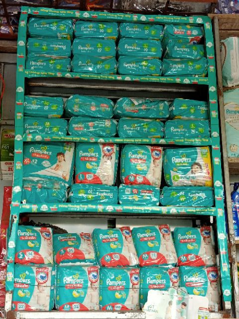 Tã/bỉm Dán Pampers Baby-Dry M34/L30/XL26