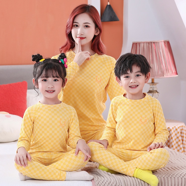 Bộ Đồ Ngủ Tay Dài 100-160cm Dành Cho Bé Trai Gái
