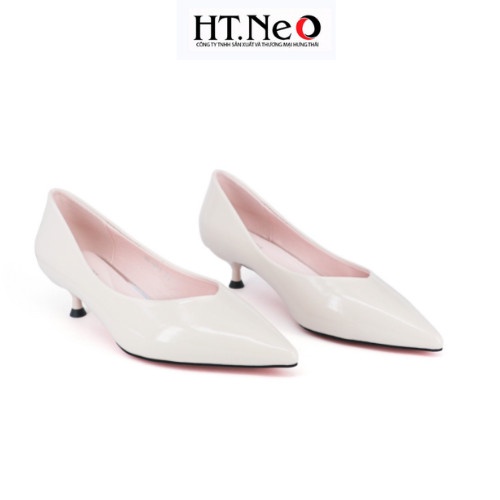 Giày cao gót mũi nhọn HT.NEO Thiết kế da bóng, đế cao 2cm, đường nét tinh tế CS231