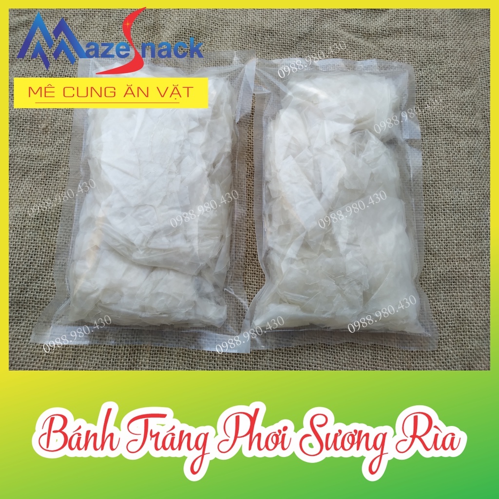Bánh tráng phơi sương xé dẻo mềm loại ngon I MÊ CUNG ĂN VẶT
