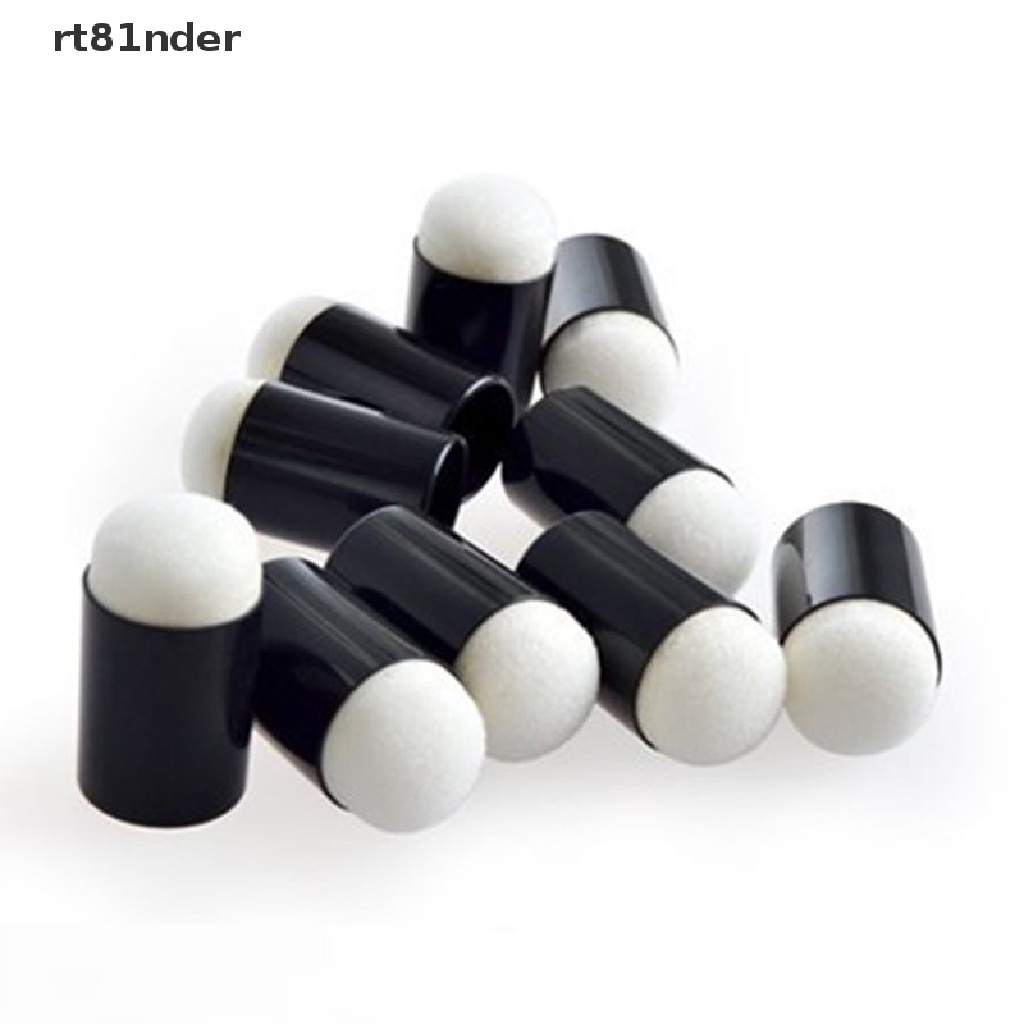 Set 10 Đầu Mút Xốp Gắn Đầu Ngón Tay Hỗ Trợ Sơn Vẽ DIY