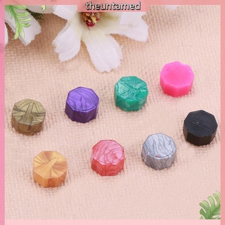 100Pcs Octagon Wax Paint Sealing Granule Vintage Wedding Pill Stamps Wax