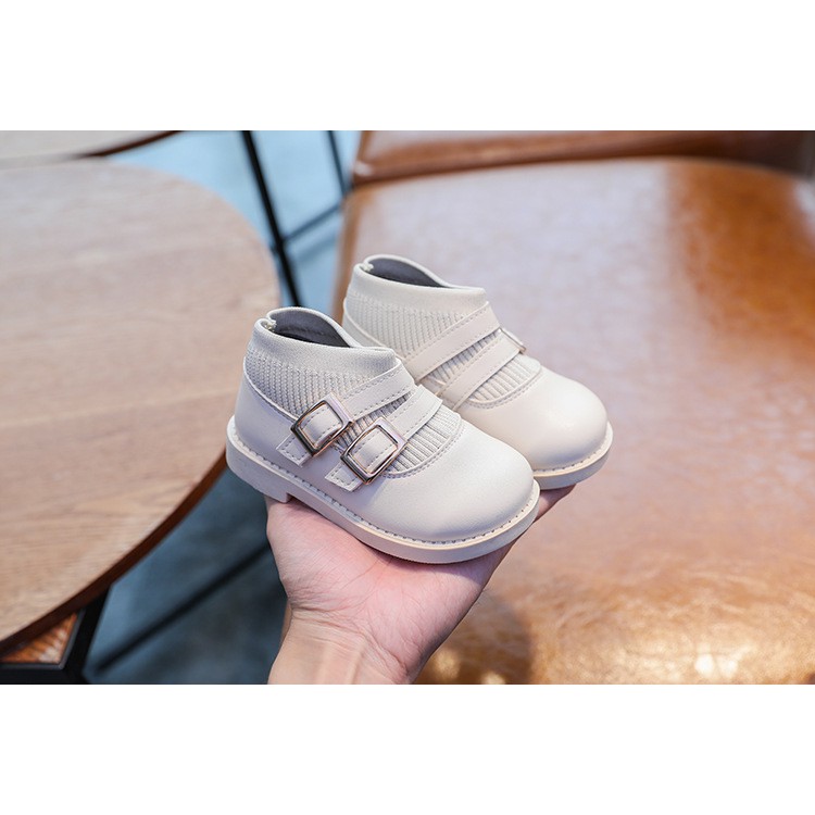 Bốt cổ chun hàng Quảng Châu cao cấp cho bé gái mã mới MQ6168