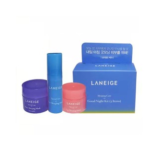 Bộ 3 món mặt nạ ngủ Laneige Fresh Calming Trial Kit