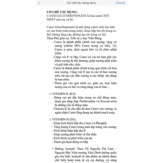 [CHÍNH HÃNG] CanxiI Hữu Cơ Glucoheptonate Canxi Plus - Tốt Nhất cho mẹ và bé 15 Ống/ Hộp | Thế Giới Skin Care