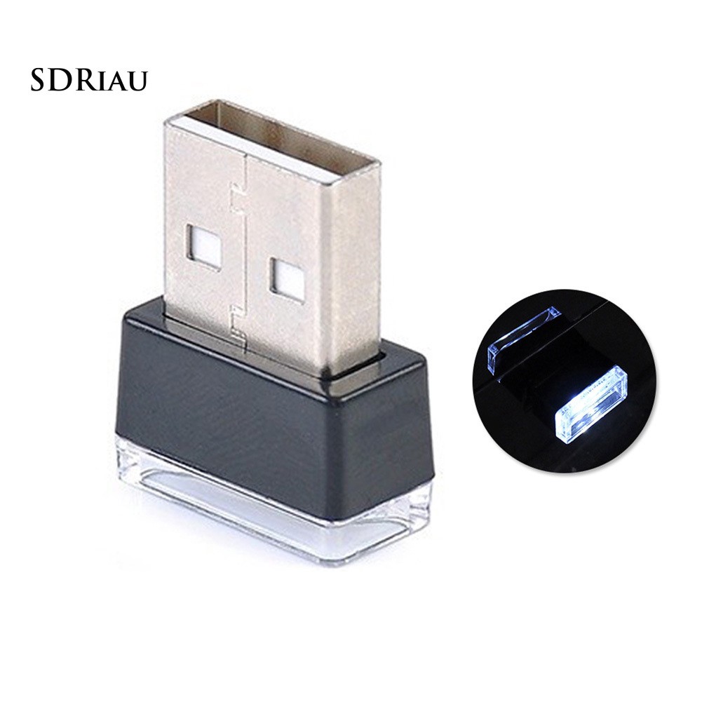 Đèn LED USB nhỏ gọn dùng để trang trí nội thất xe ô tô