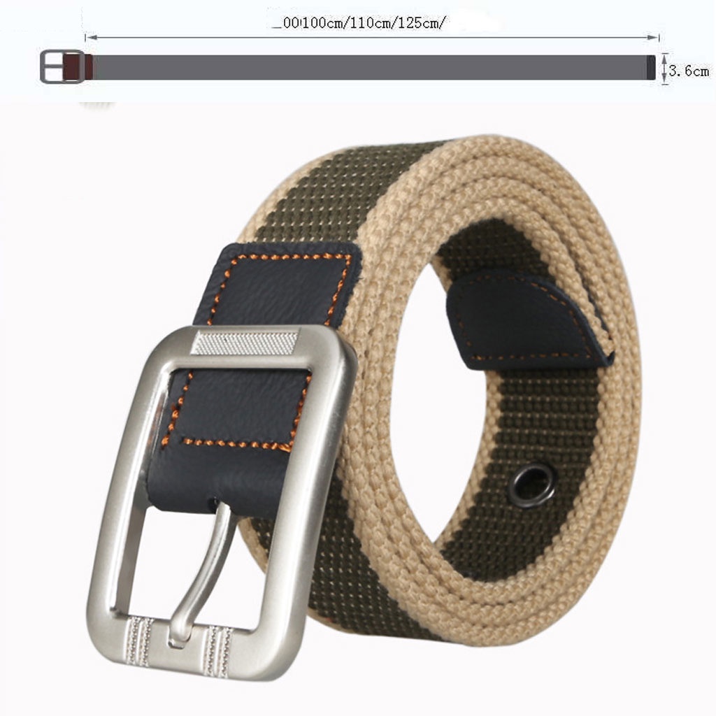 Thắt Lưng Nam Vài Dù Khóa Truyền Thống Lịch Lãm Sang Trọng Khóa Cài Tiện Dụng Dây Vải Dù Cao Cấp